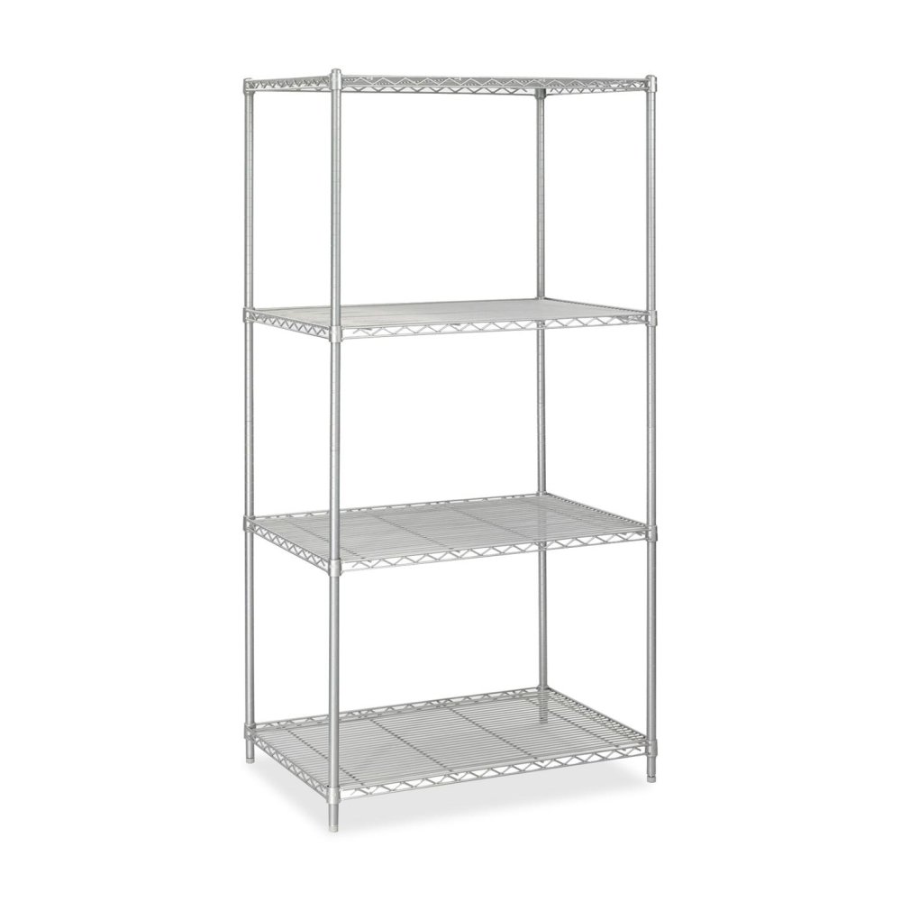 5288BL Industrial Wire Shelving - 36.0" x 24.0" x 72.0" - Steel - 4 x Shelf(ves) - Adjustable Shelf, Durable. Picture 1