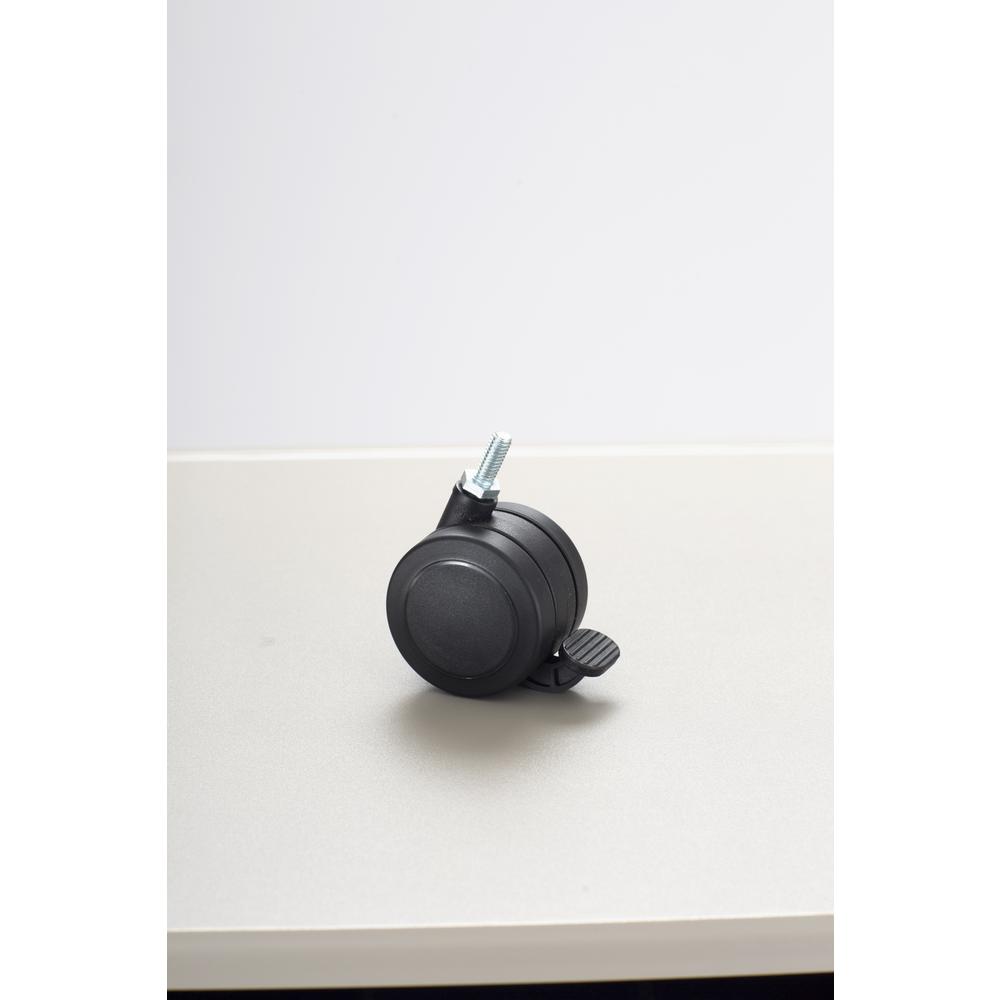 Hard Floor Casters for AlphaBetter® (Set of 4) - Black. Picture 2