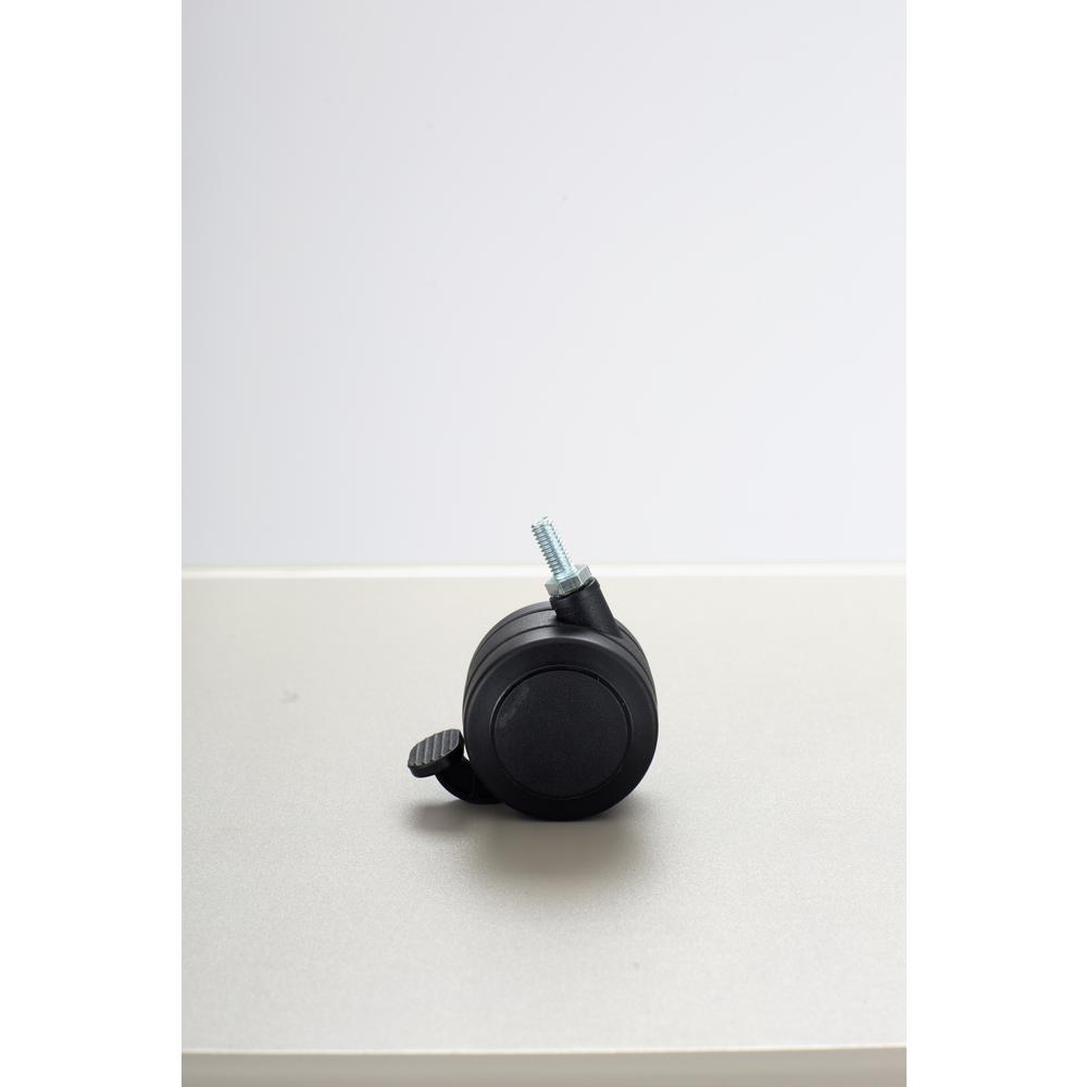 Hard Floor Casters for AlphaBetter® (Set of 4) - Black. Picture 3