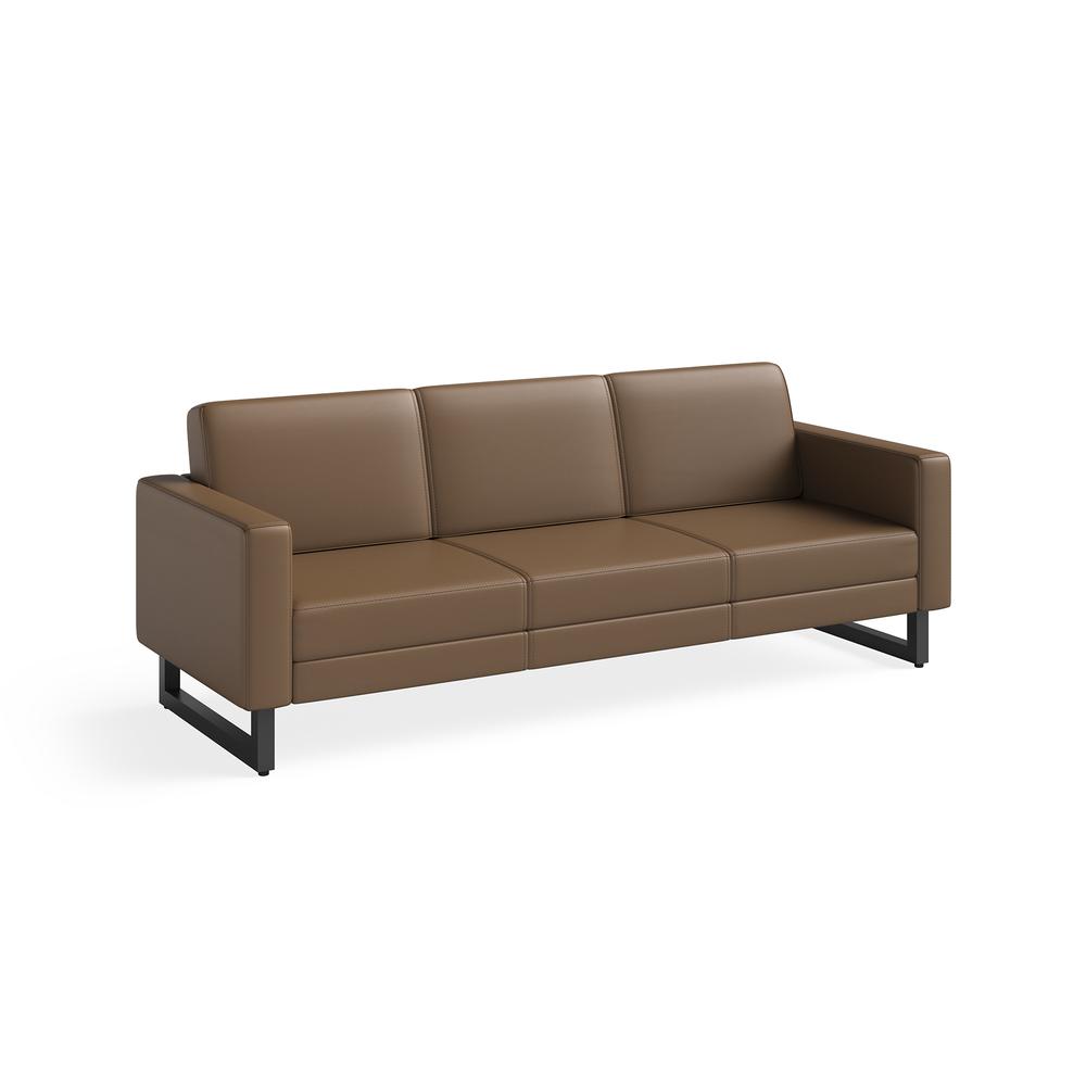 Safco Lounge Sofa - Cognac. Picture 2