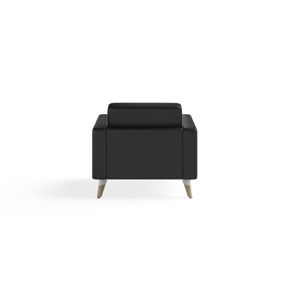 Safco Lounge Chair - Black. Picture 3