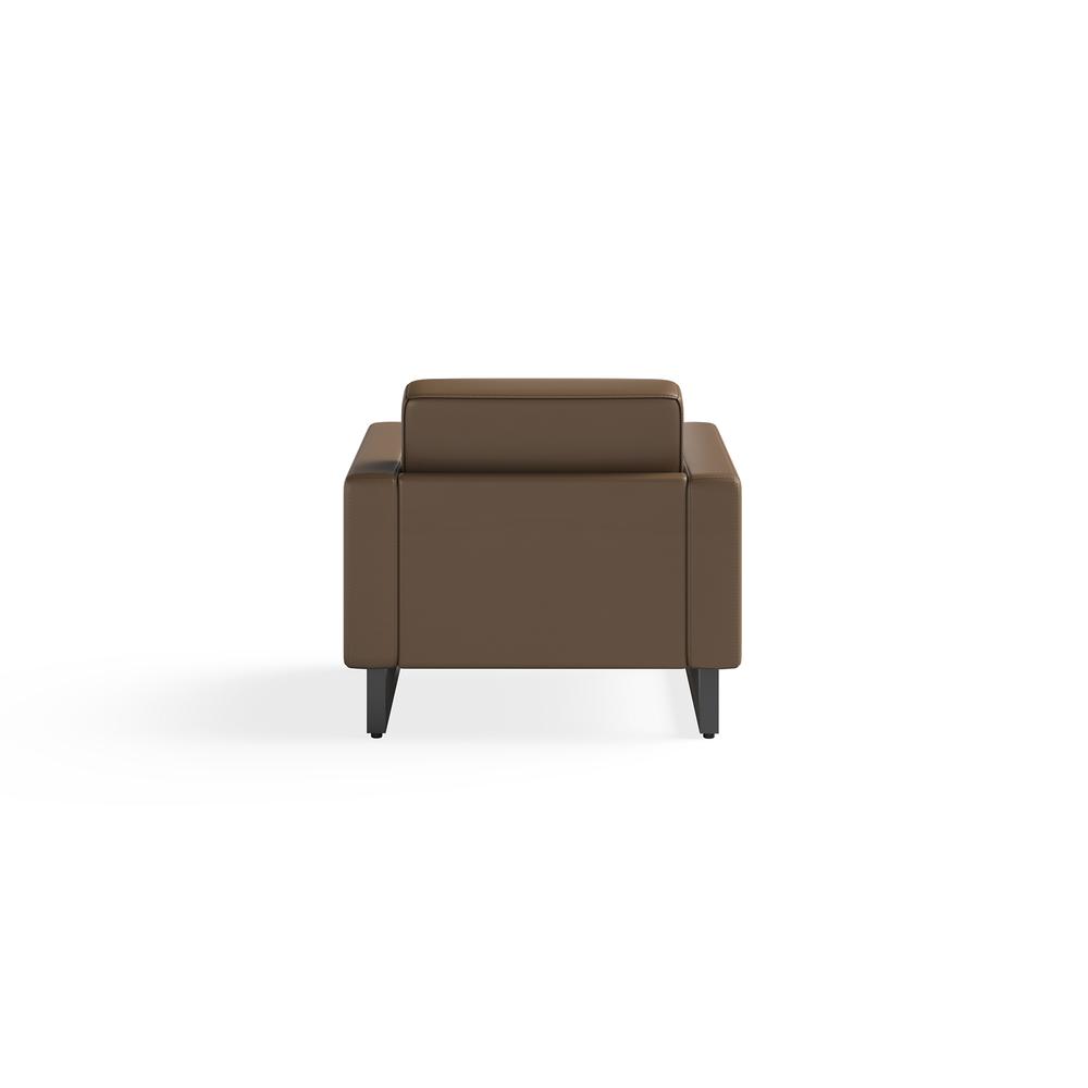 Safco Lounge Chair - Cognac. Picture 3