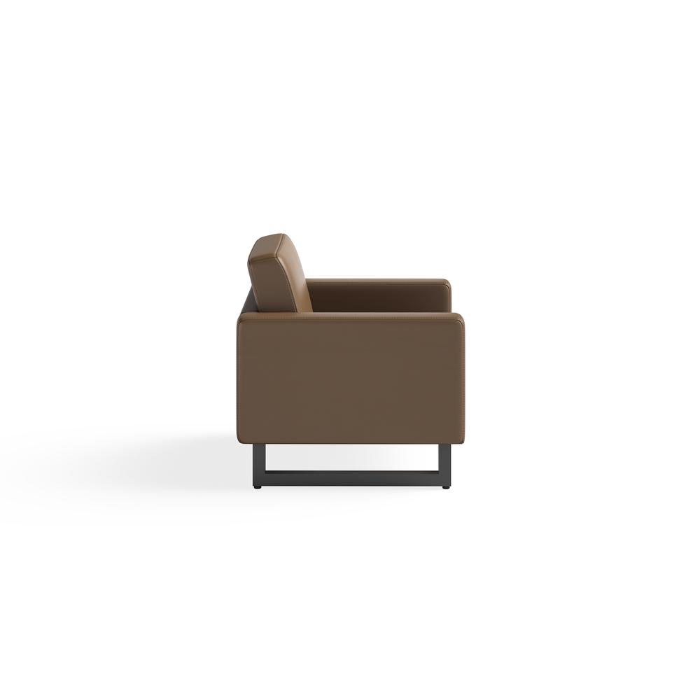 Safco Lounge Chair - Cognac. Picture 2