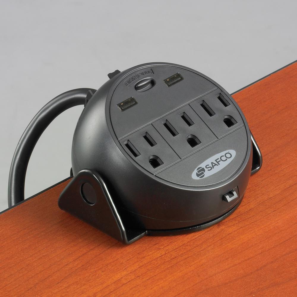 Clamp-On Power Module w/ USB - Black. Picture 1