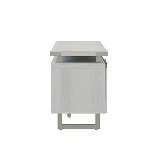 Mirella™ Low Wall Cabinet Wood Doors White Ash. Picture 2
