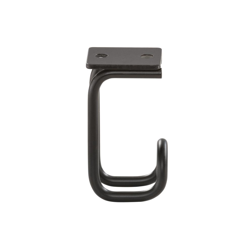 24-Pack Accessory Hooks Black. Picture 2
