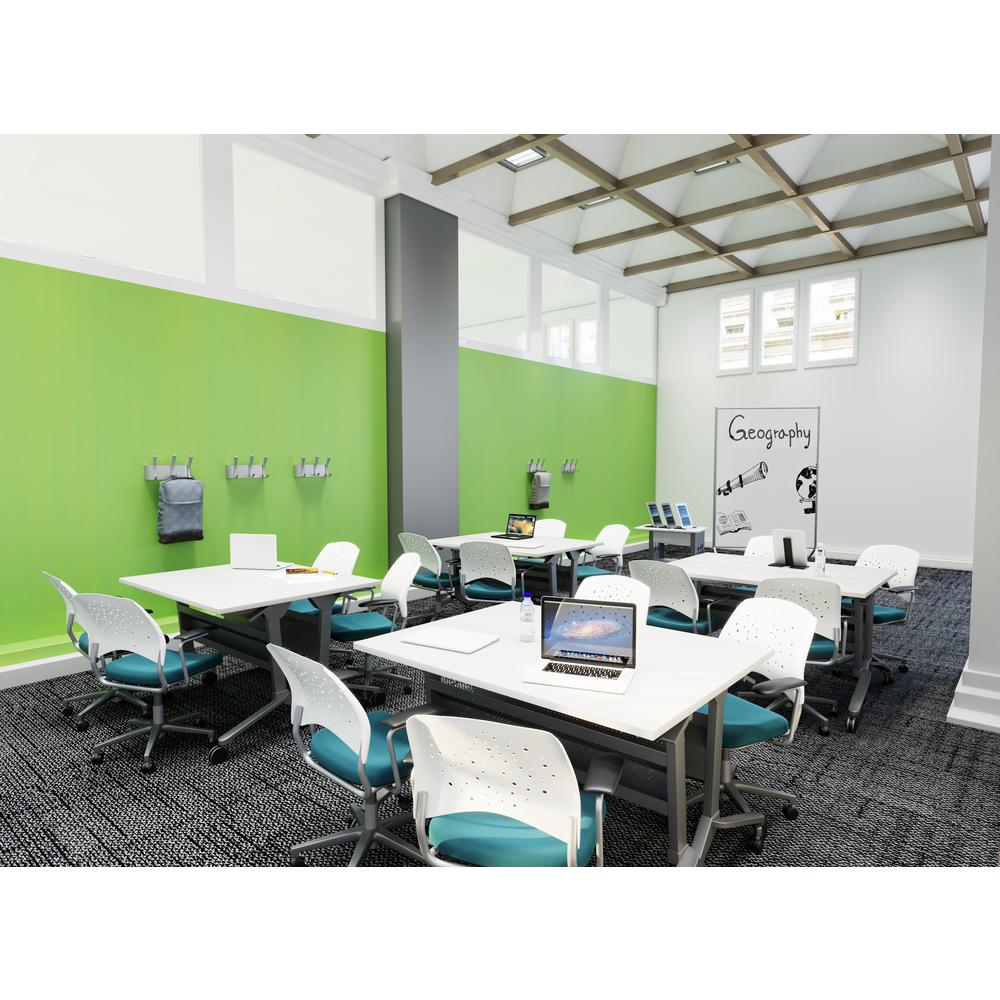 18 x 72" Rectangular Training Table, LPL, Folkstone. Picture 3