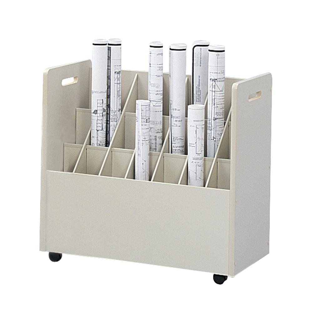 Mobile Roll File, 21 Compartment. Picture 1