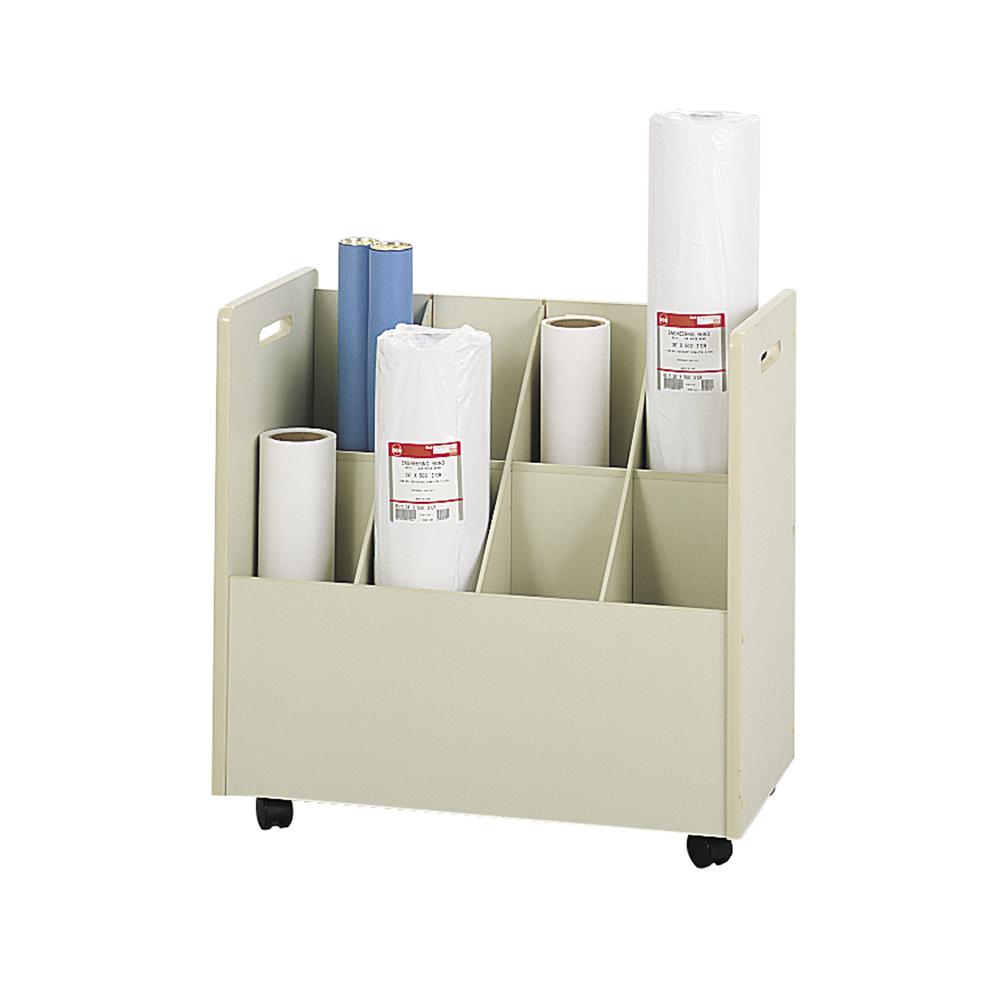 Mobile Roll File, 8 Compartment. Picture 1