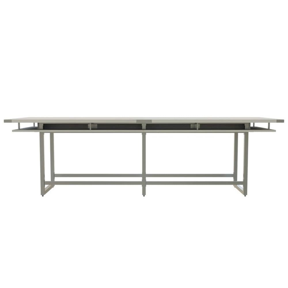 Mirella™ Conference Table, Standing-Height, 12’ White Ash. Picture 4