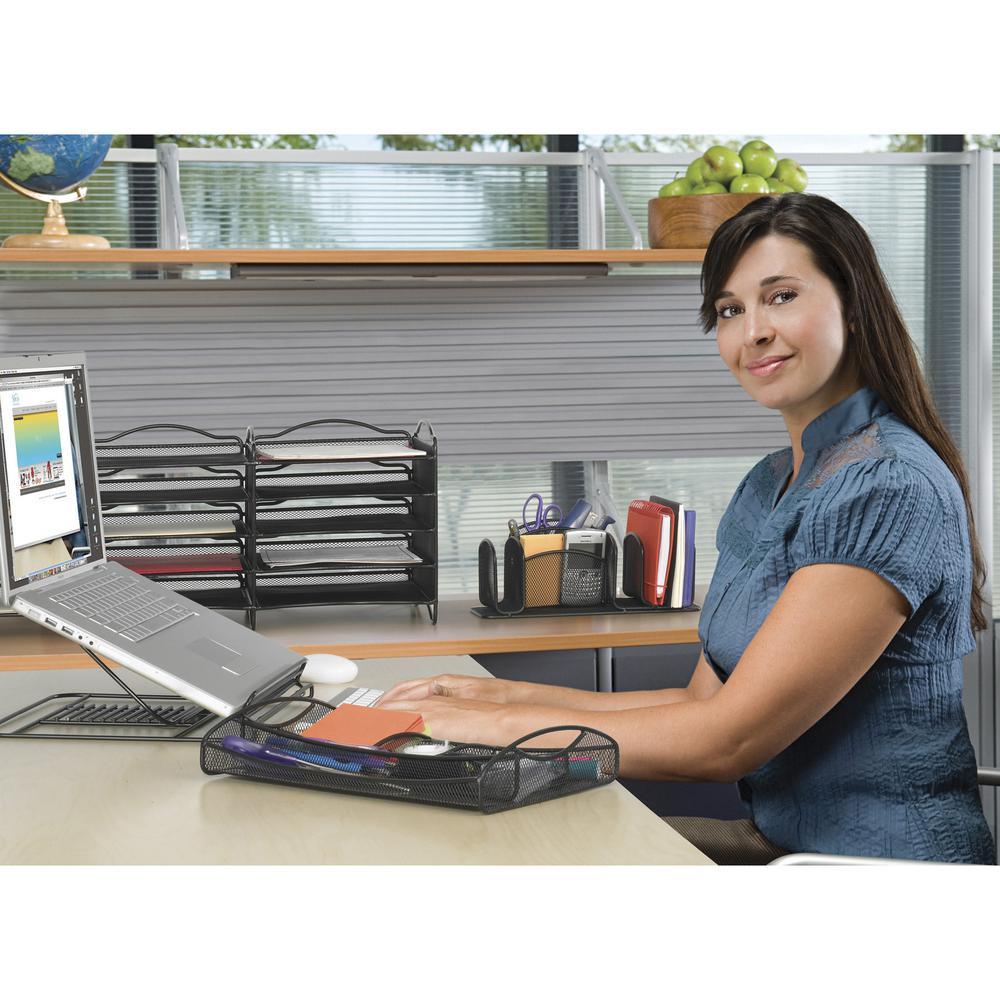 Onyx™ Deluxe Organizer (Qty. 6) - Black. Picture 2