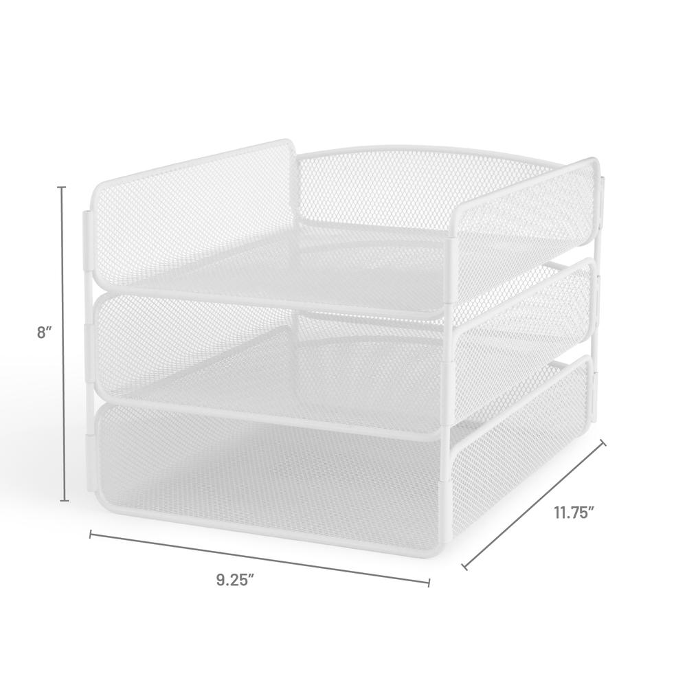 Onyx™ Triple Tray White. Picture 4