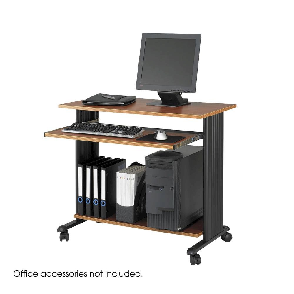 Safco Muv 35" Fixed Height Desk - Rectangle Top - Assembly Required - Steel, Wood. Picture 3