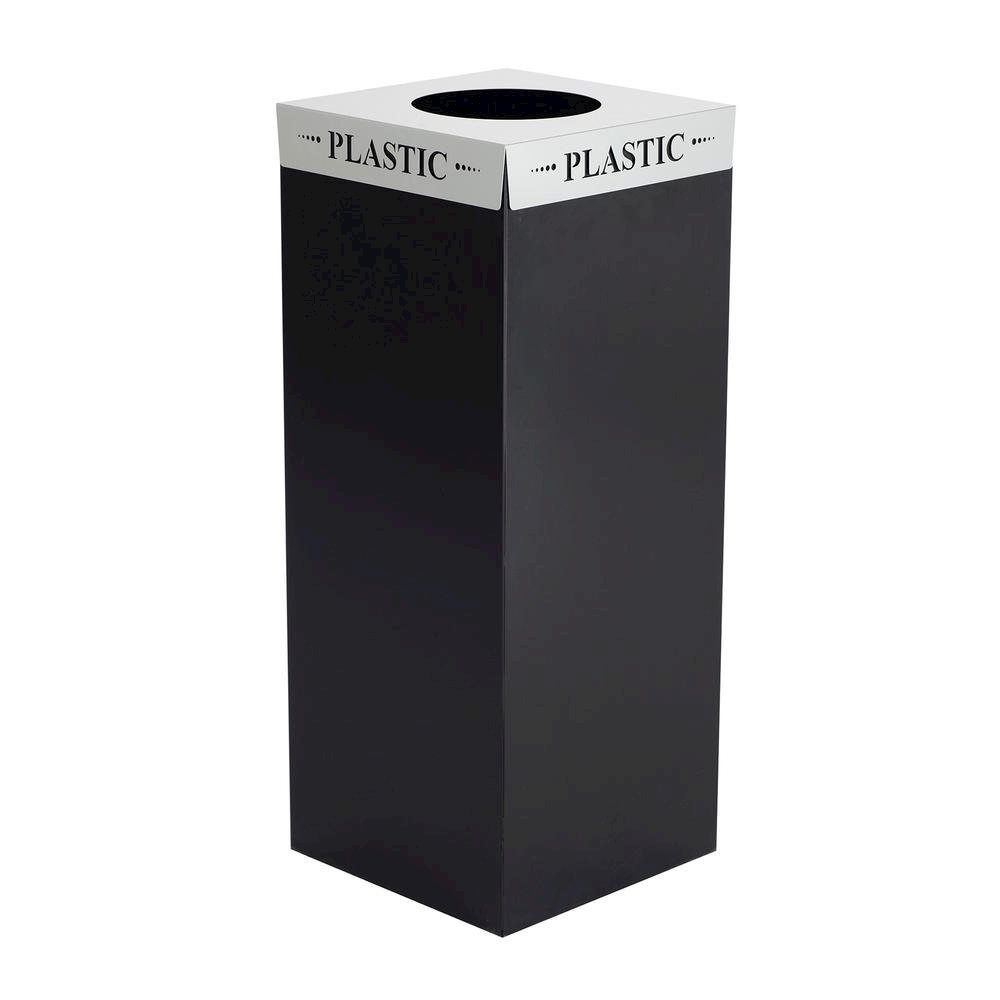 Square-Fecta Lid, Plastic, Silver. Picture 2