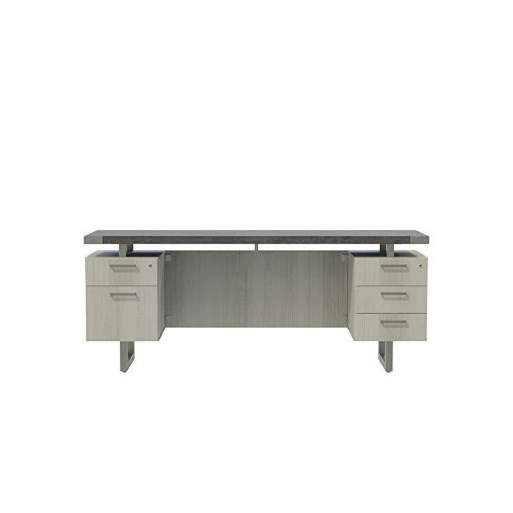 Mirella™ Free Standing Credenza, BBB/BF Stone Gray. Picture 4