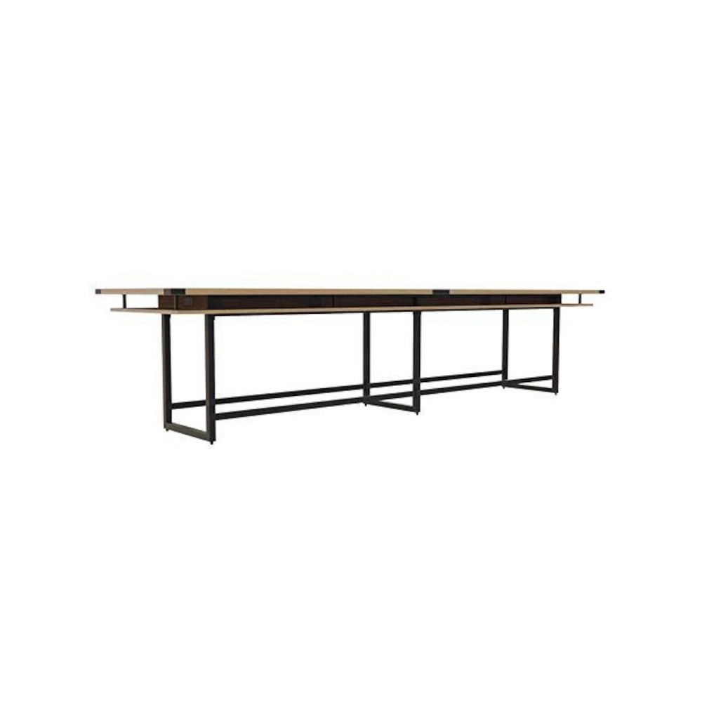 Mirella™ Conference Table, Standing-Height, 16’ Sand Dune. Picture 1