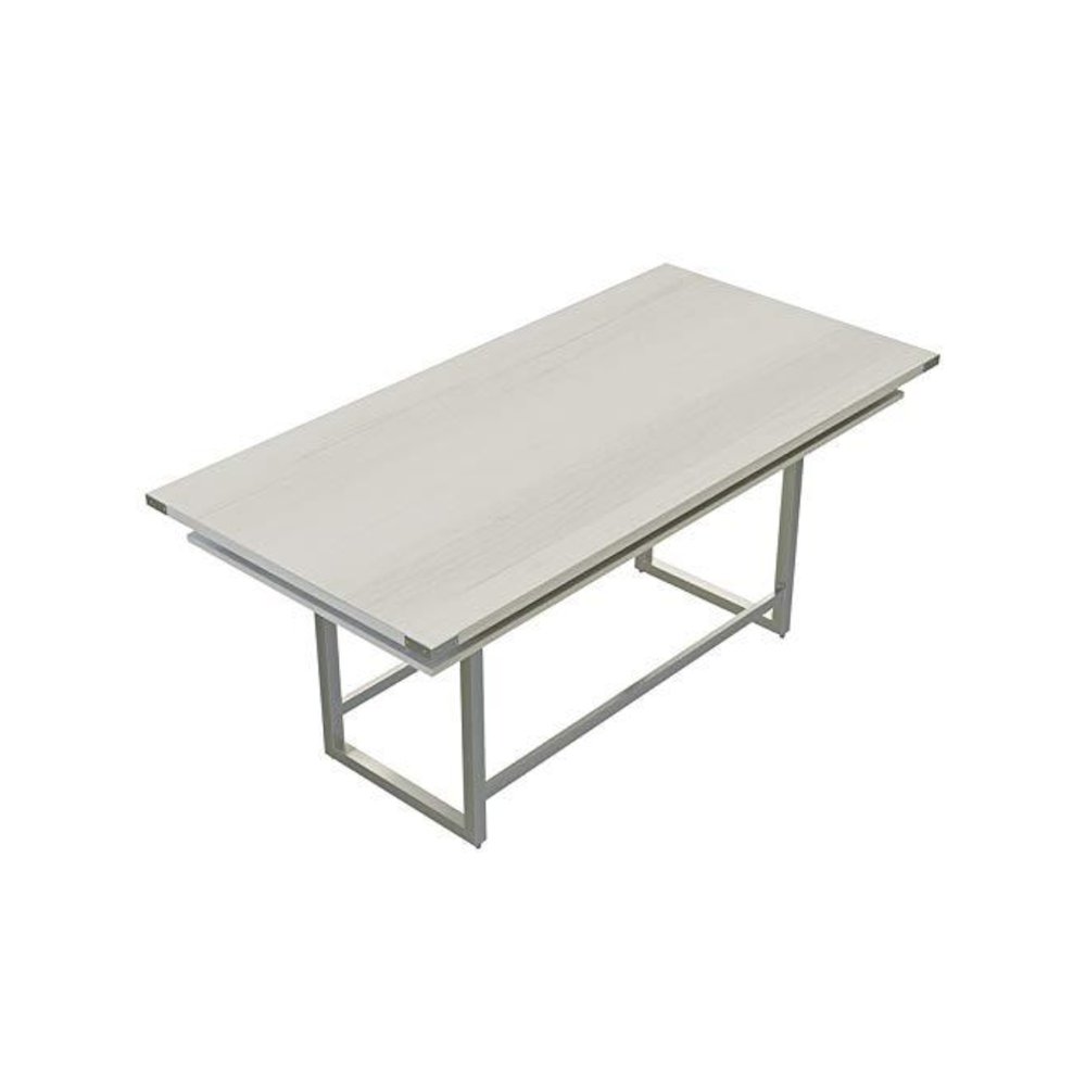Mirella™ Conference Table, Standing-Height, 8’ White Ash. Picture 2
