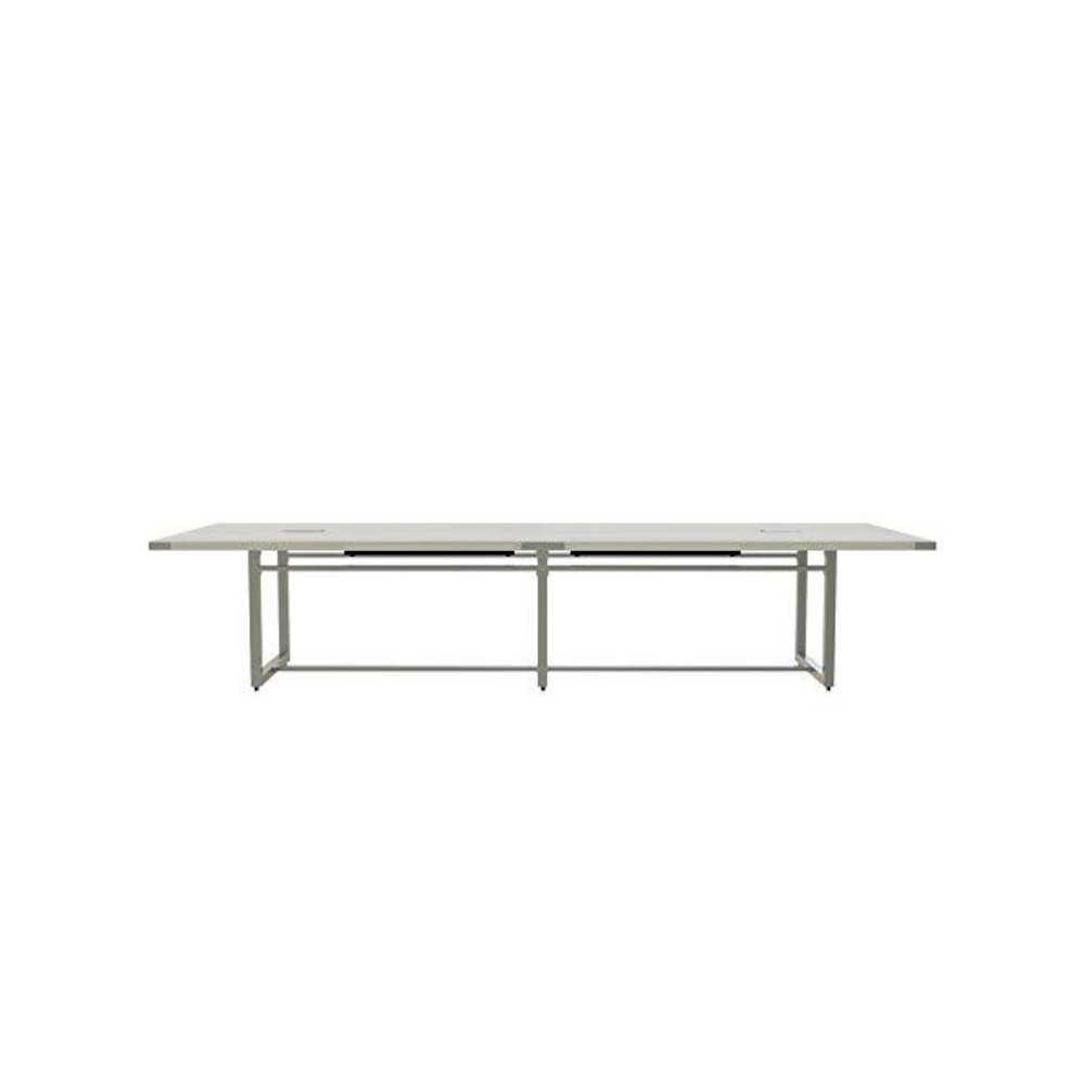 Mirella™ Conference Table, Sitting-Height, 12’ White Ash. Picture 4