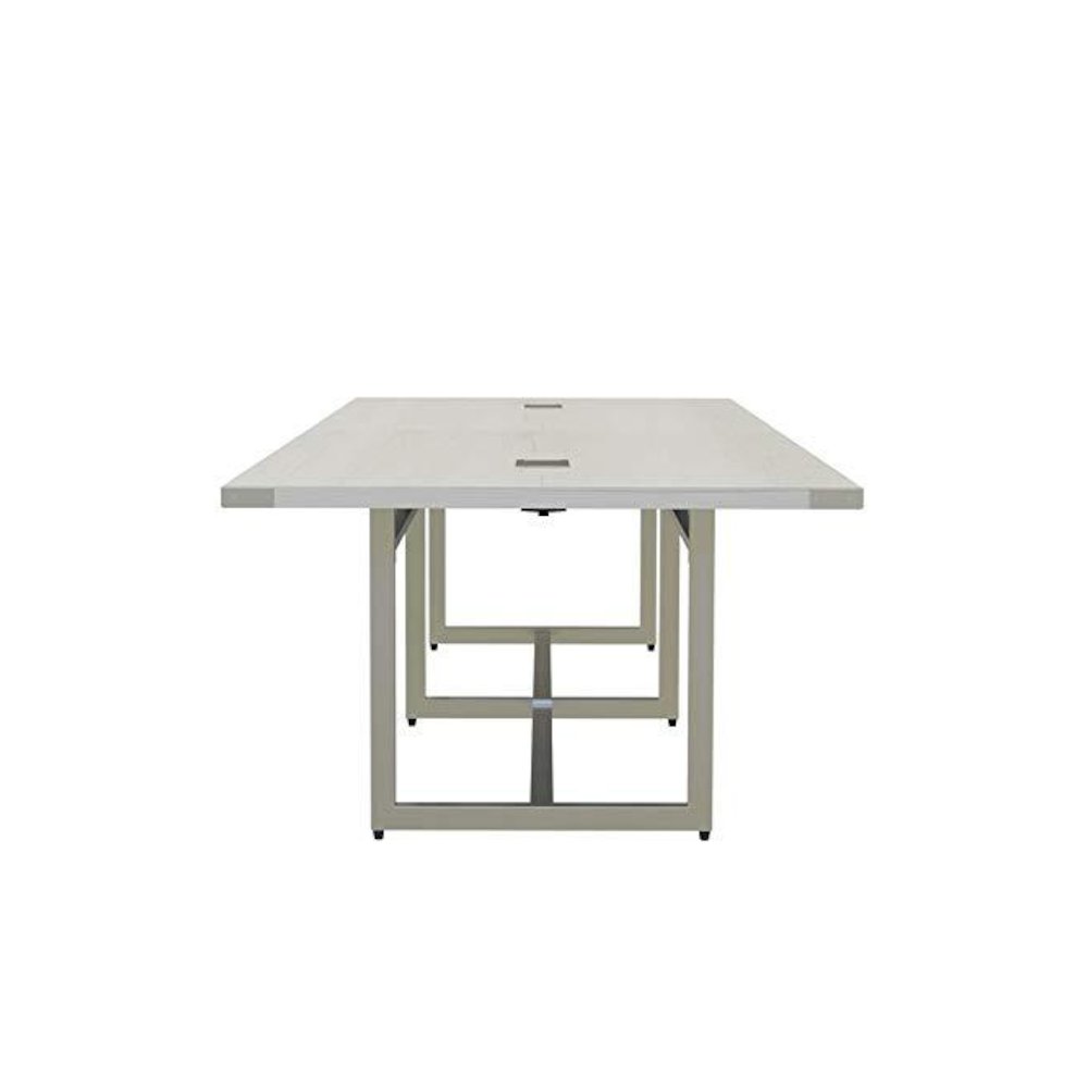 Mirella™ Conference Table, Sitting-Height, 12’ White Ash. Picture 3
