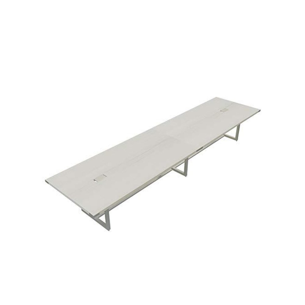 Mirella™ Conference Table, Sitting-Height, 16’ White Ash. Picture 2