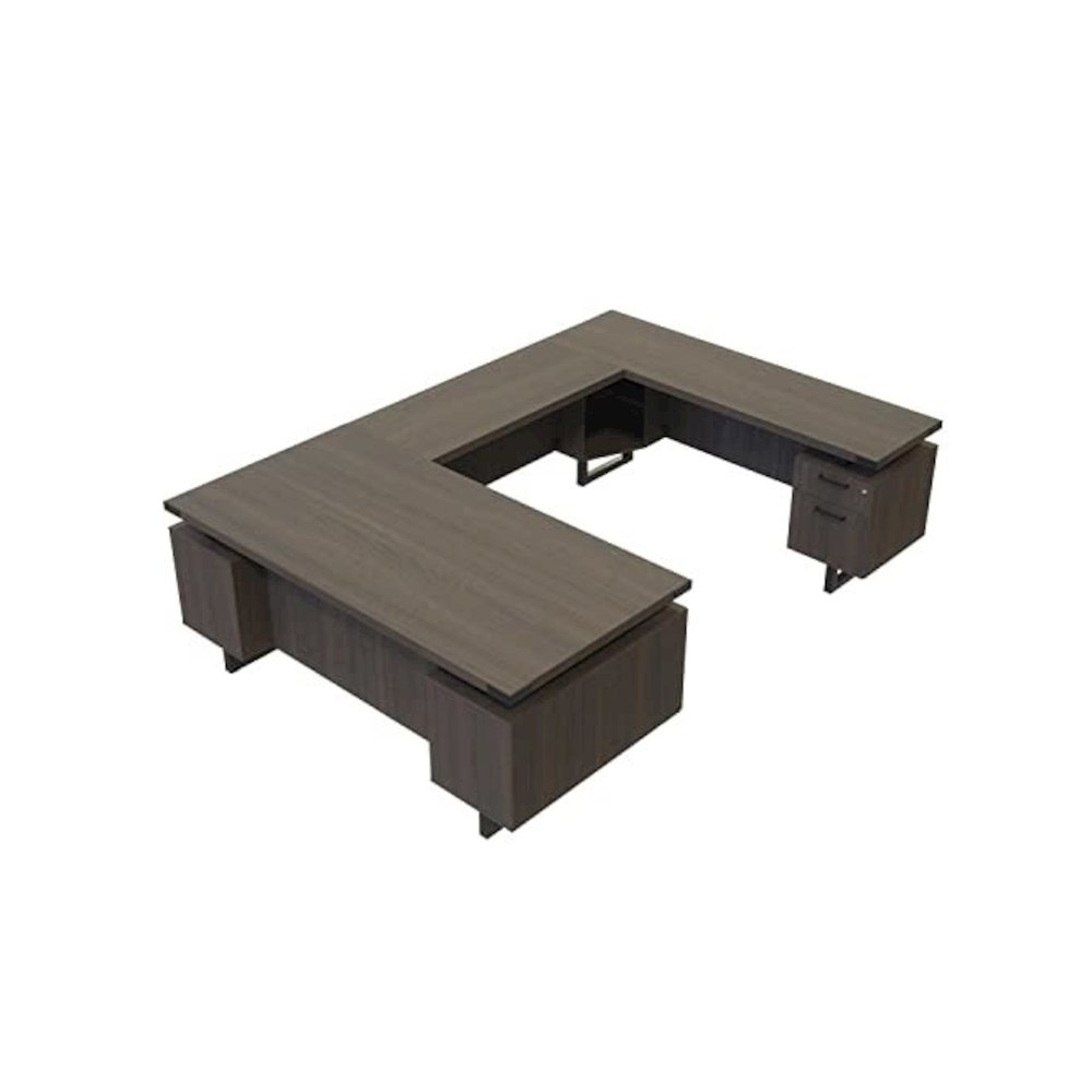 Mirella™ U-Shaped Configuration Desk, BBB/BF Southern Tobacco. Picture 5