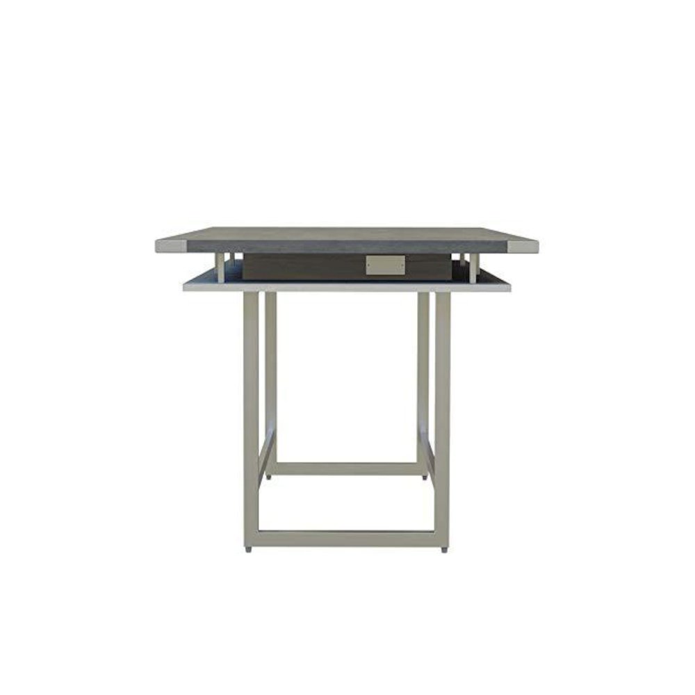 Mirella™ Conference Table, Standing-Height, 8’ Stone Gray. Picture 3