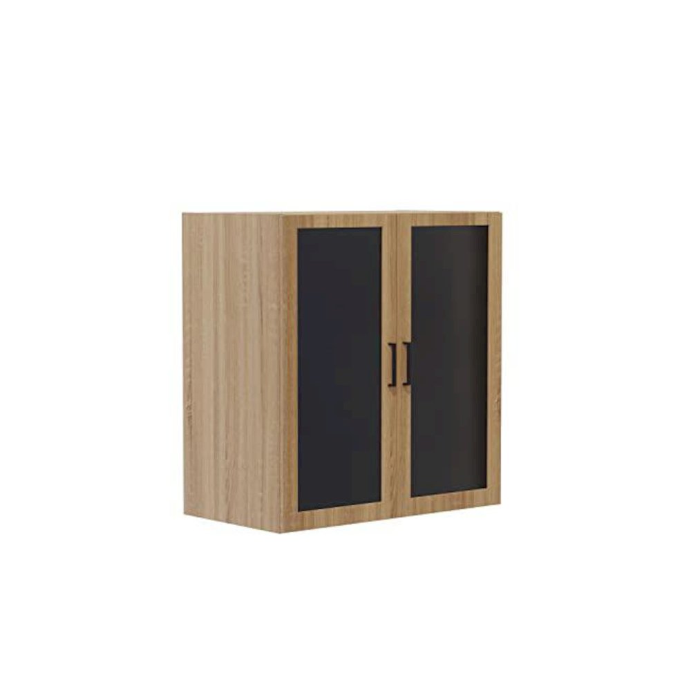 Mirella™ Glass Door Display Cabinet Sand Dune. Picture 3
