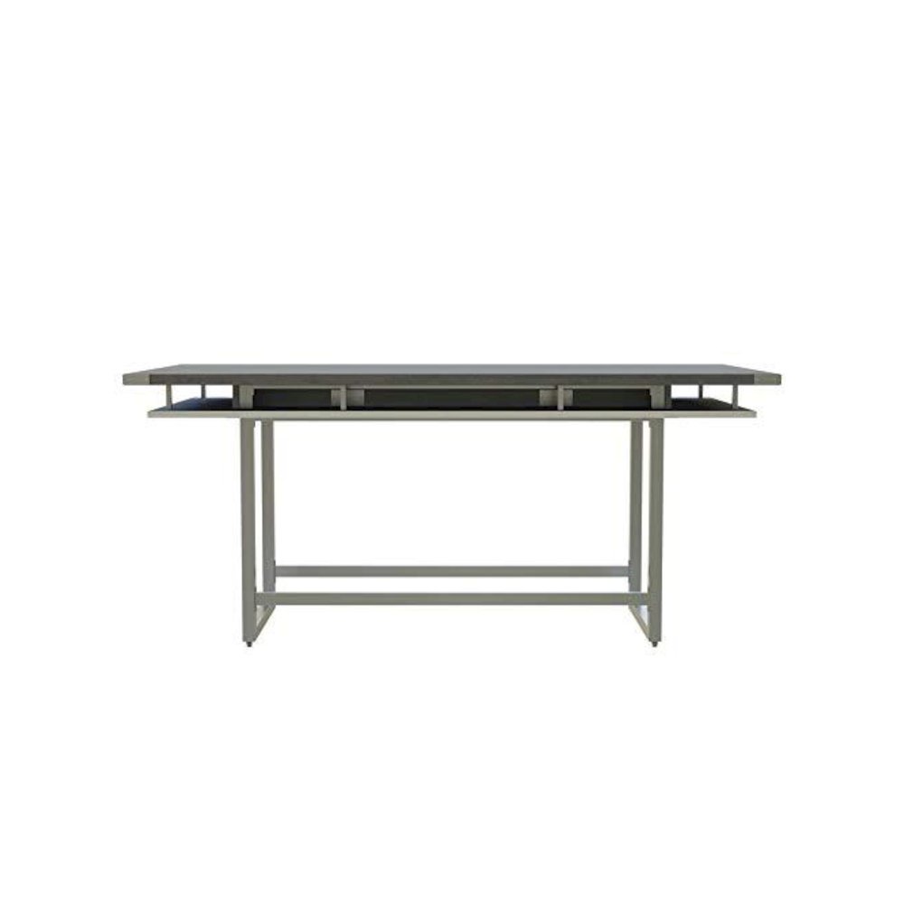 Mirella™ Conference Table, Standing-Height, 8’ Stone Gray. Picture 4