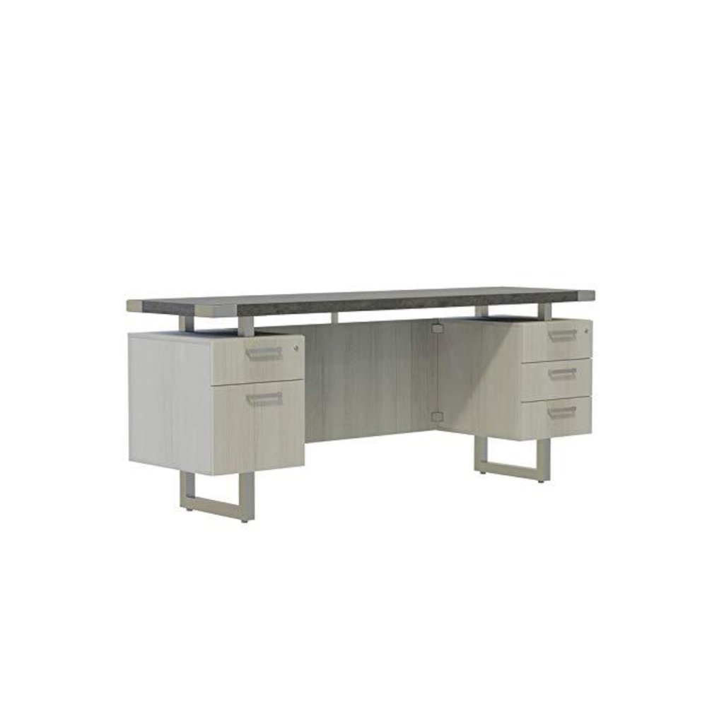 Mirella™ Free Standing Credenza, BBB/BF Stone Gray. Picture 1