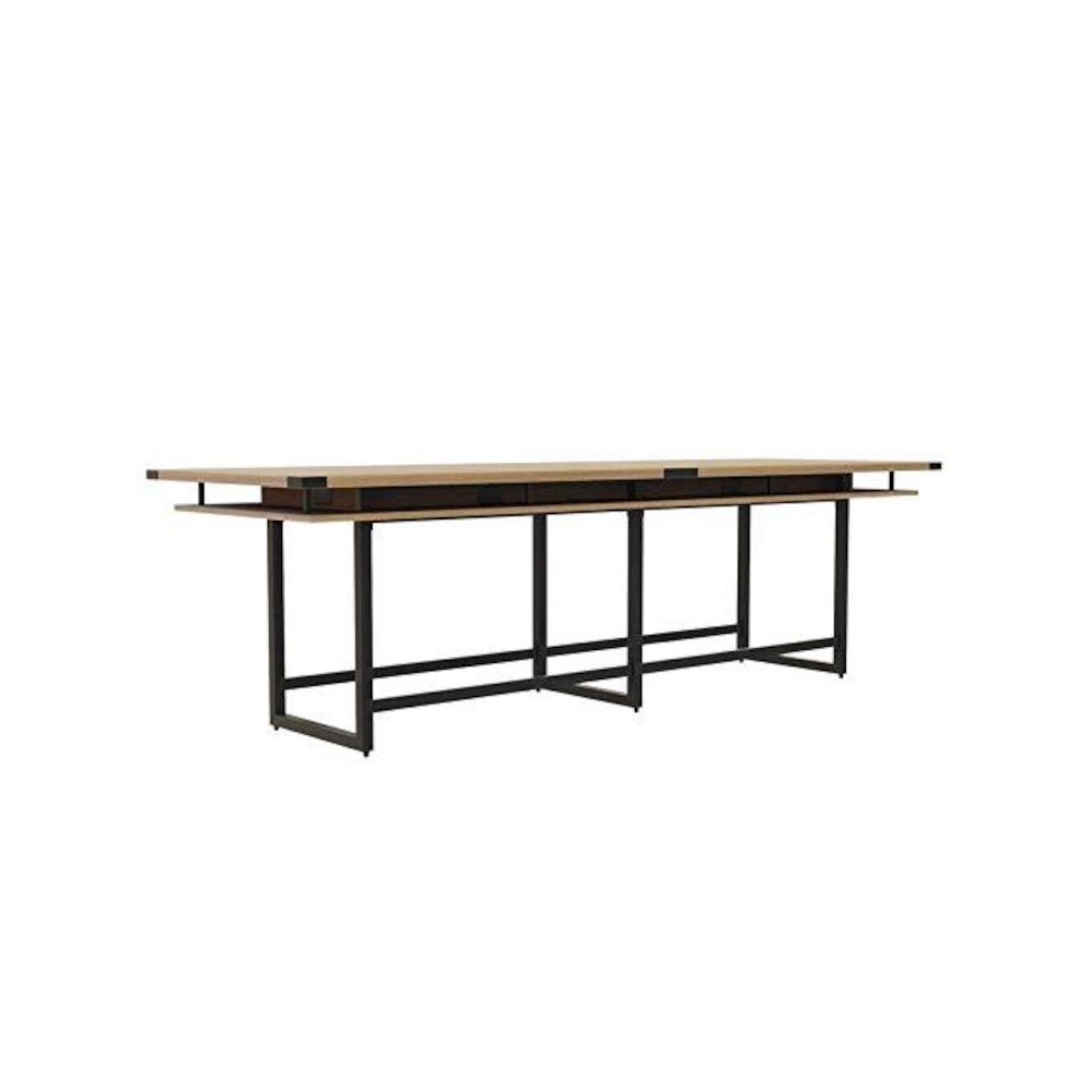 Mirella™ Conference Table, Standing-Height, 12’ Sand Dune. Picture 1
