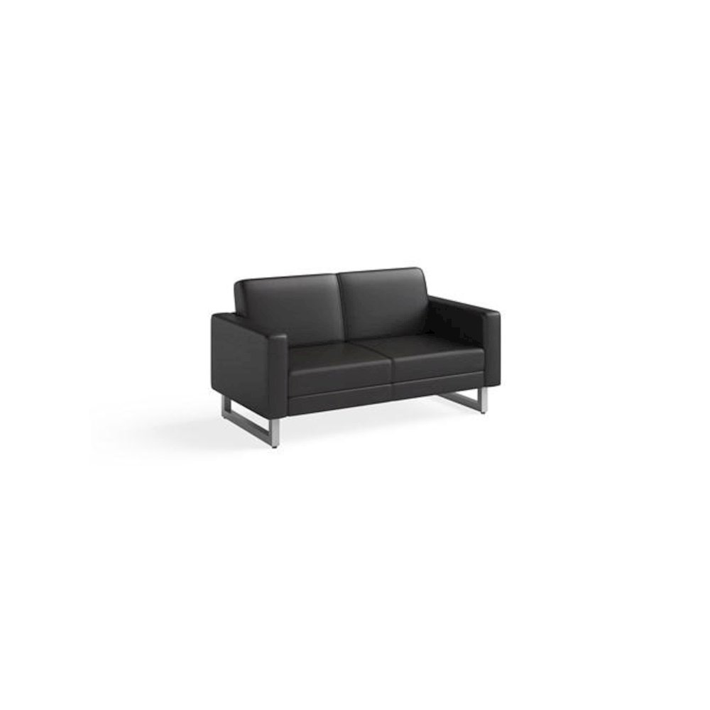 Mirella Lounge Settee, Black. Picture 1