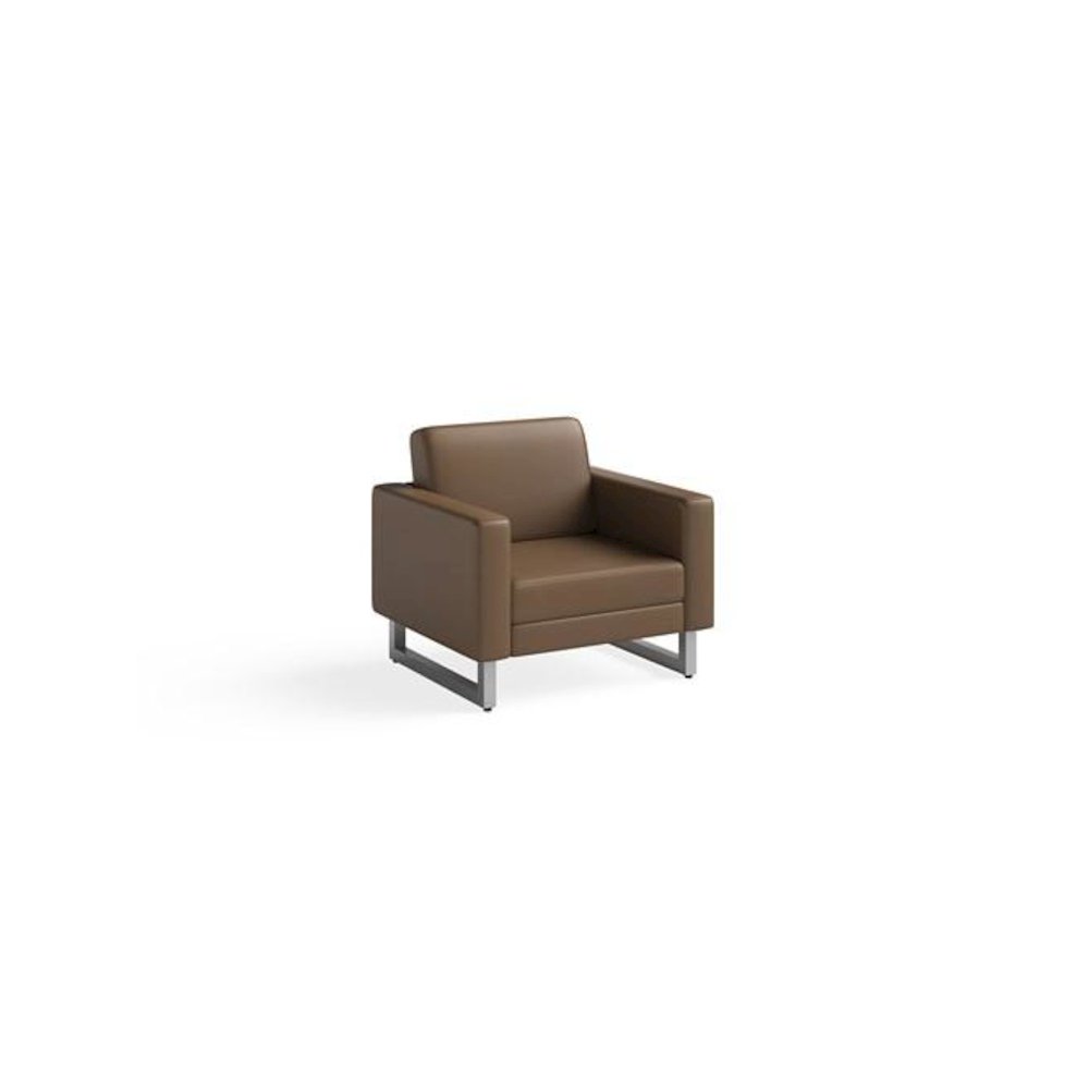Mirella Lounge Chair, Cognac. Picture 1