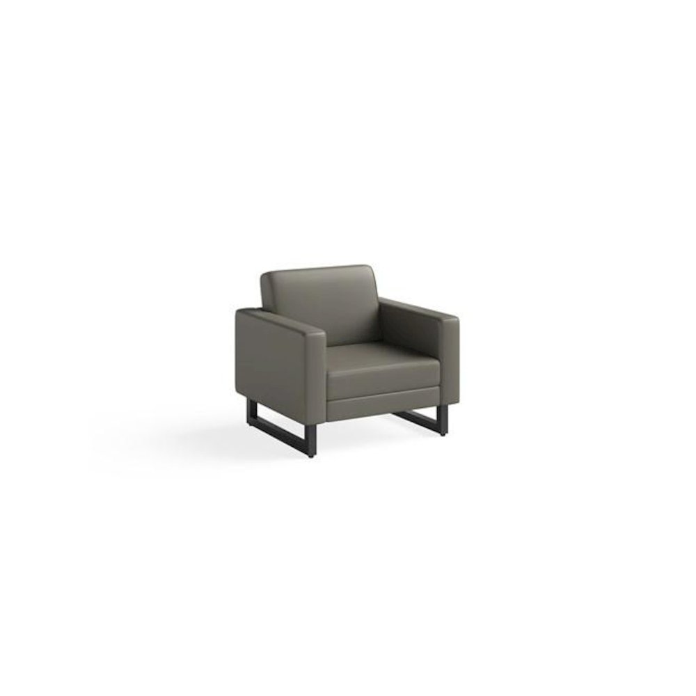 Mirella Lounge Chair- Gray. Picture 1