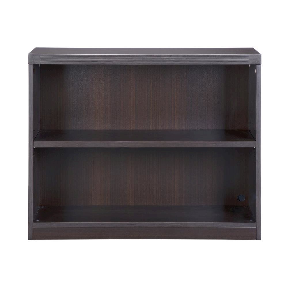 2 Shelf Quarter Round (1 fixed shelf), Mocha. Picture 2