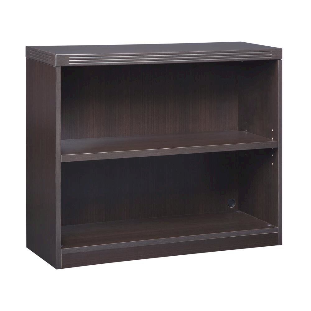 2 Shelf Quarter Round (1 fixed shelf), Mocha. Picture 3