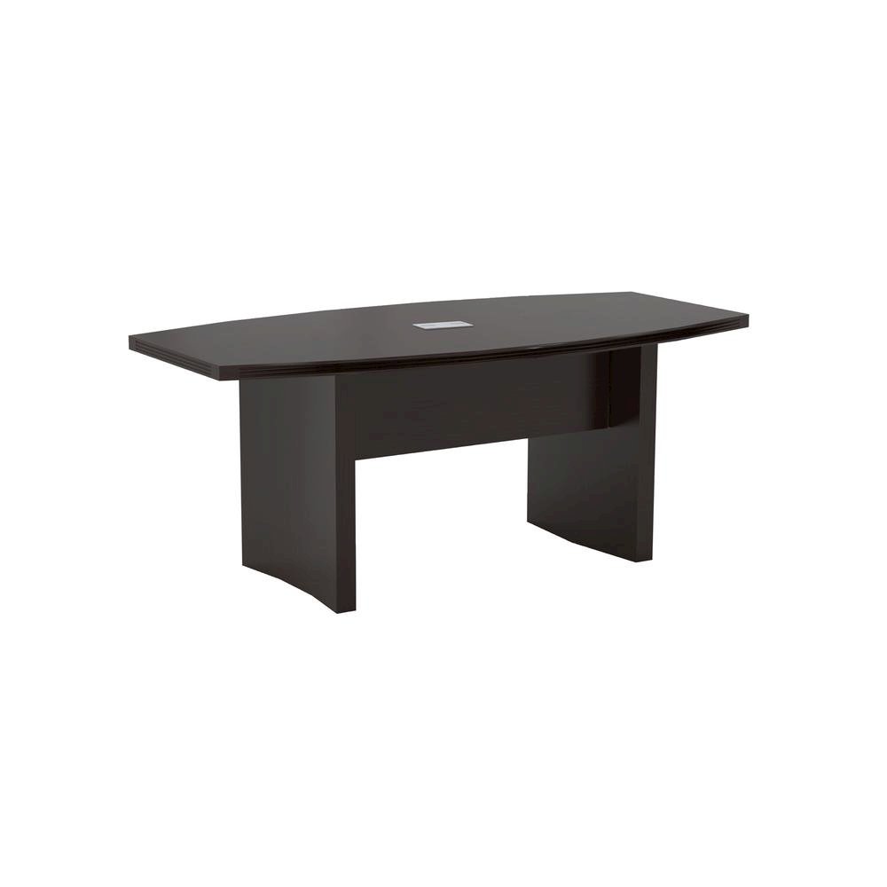 6' Conference Table, Boat Surface, Mocha. Picture 3