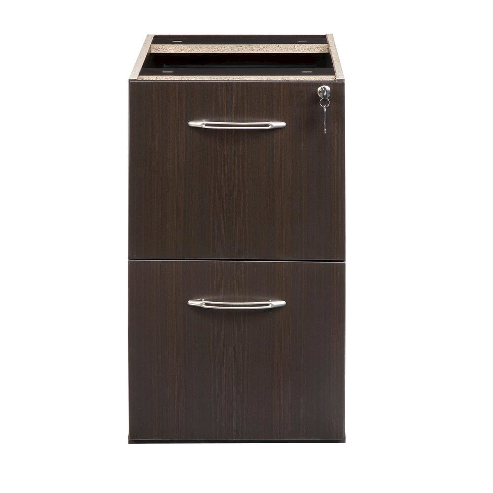 Aberdeen Series File/File Credenza Pedestal, 15¼w x 20d x 27½h, Mocha. Picture 3