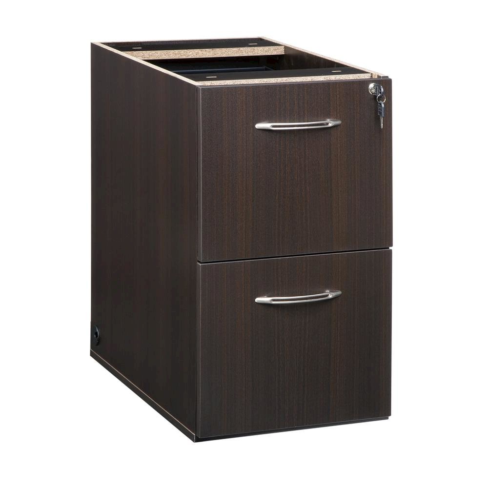 Aberdeen Series File/File Credenza Pedestal, 15¼w x 20d x 27½h, Mocha. Picture 4