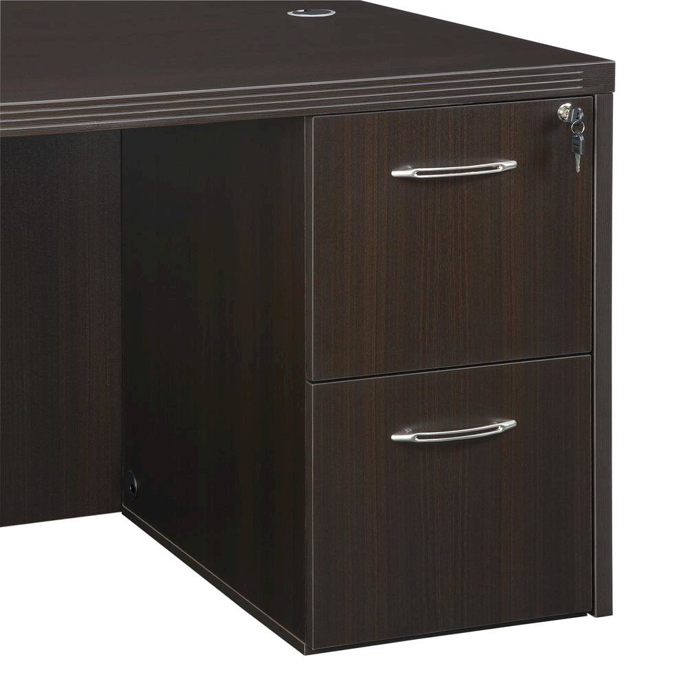 Aberdeen Series File/File Credenza Pedestal, 15¼w x 20d x 27½h, Mocha. Picture 6
