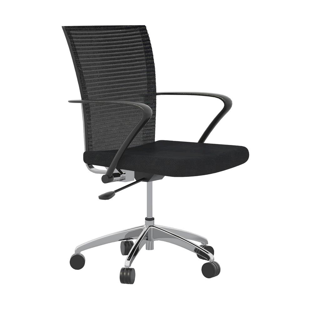 Valoré Mesh Back Task Chair, Black. Picture 2
