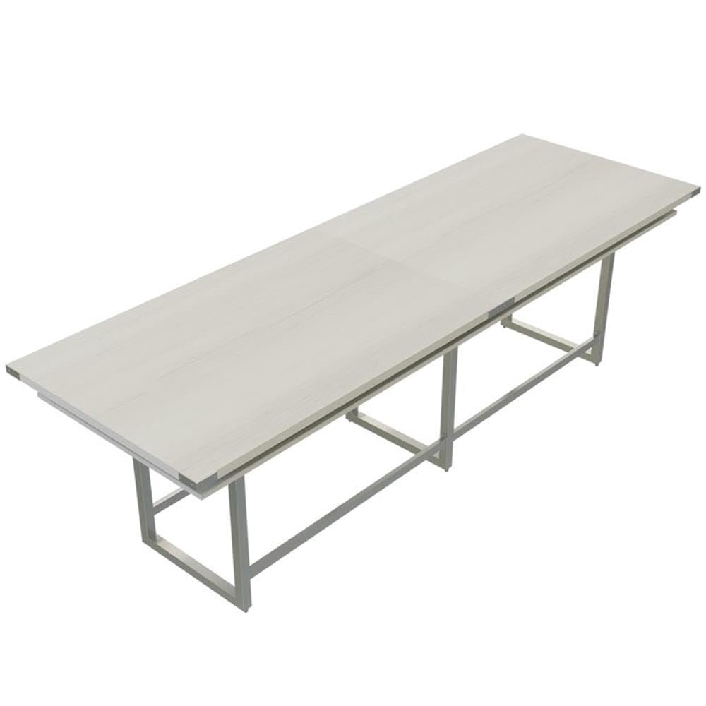 Mirella™ Conference Table, Standing-Height, 12’ White Ash. Picture 2