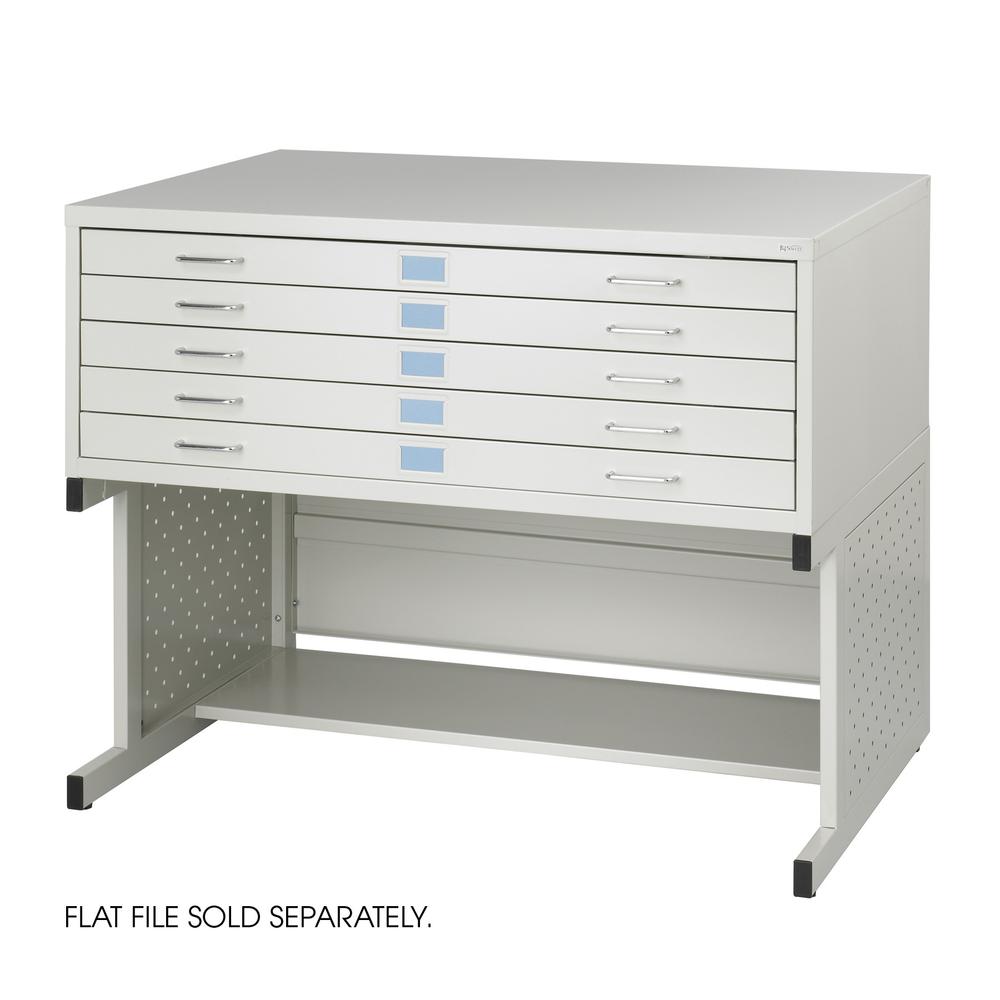 Facil Steel Flat File-Medium Light Gray. Picture 2