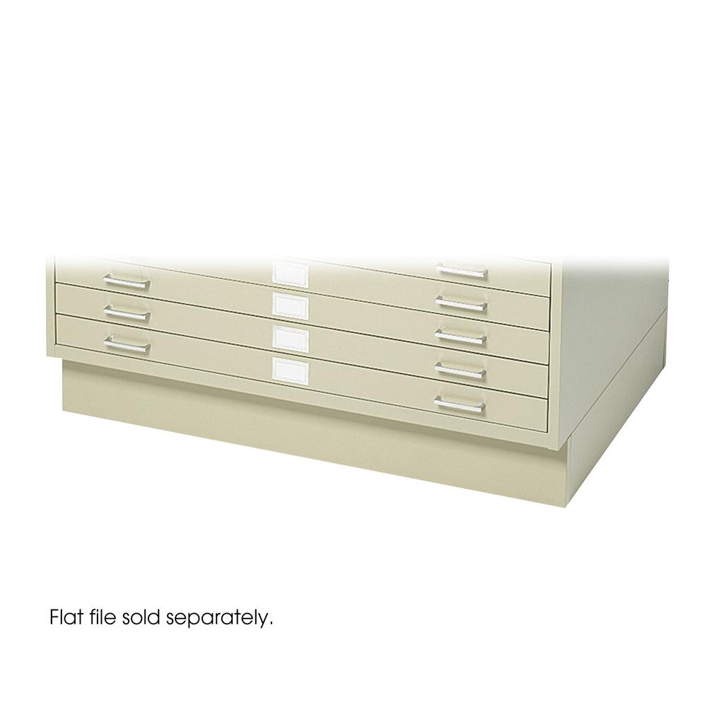 Safco Base - 40.4" Width x 26.6" Depth x 6" Height - Steel - Tropic Sand. Picture 2