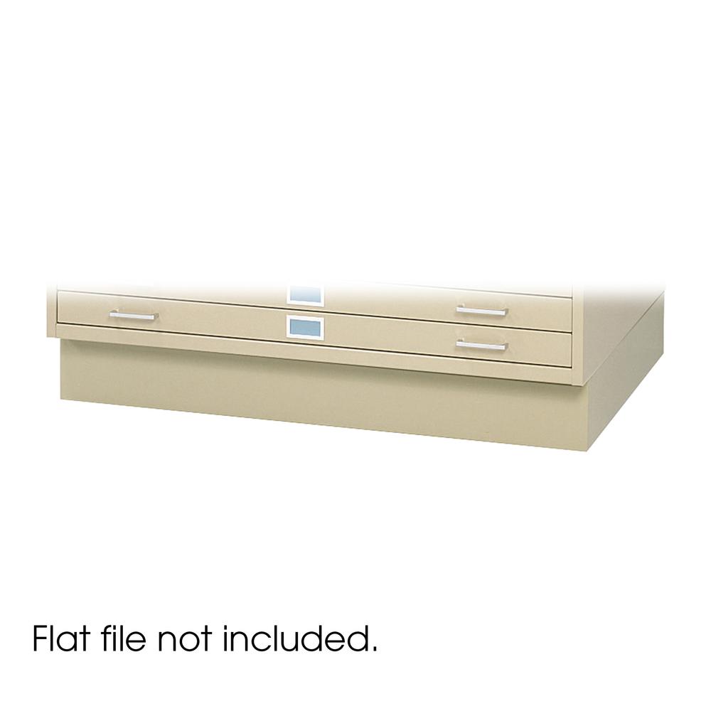 Safco Base - 53.4" Width x 38.6" Depth x 6" Height - Steel - Tropic Sand. Picture 2