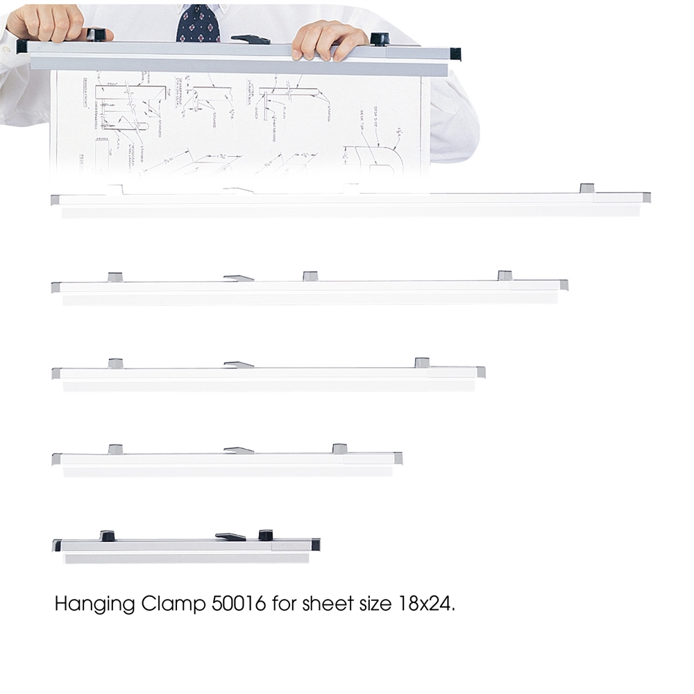 18" Hanging Clamps for 18" x 24" Sheets. Picture 1