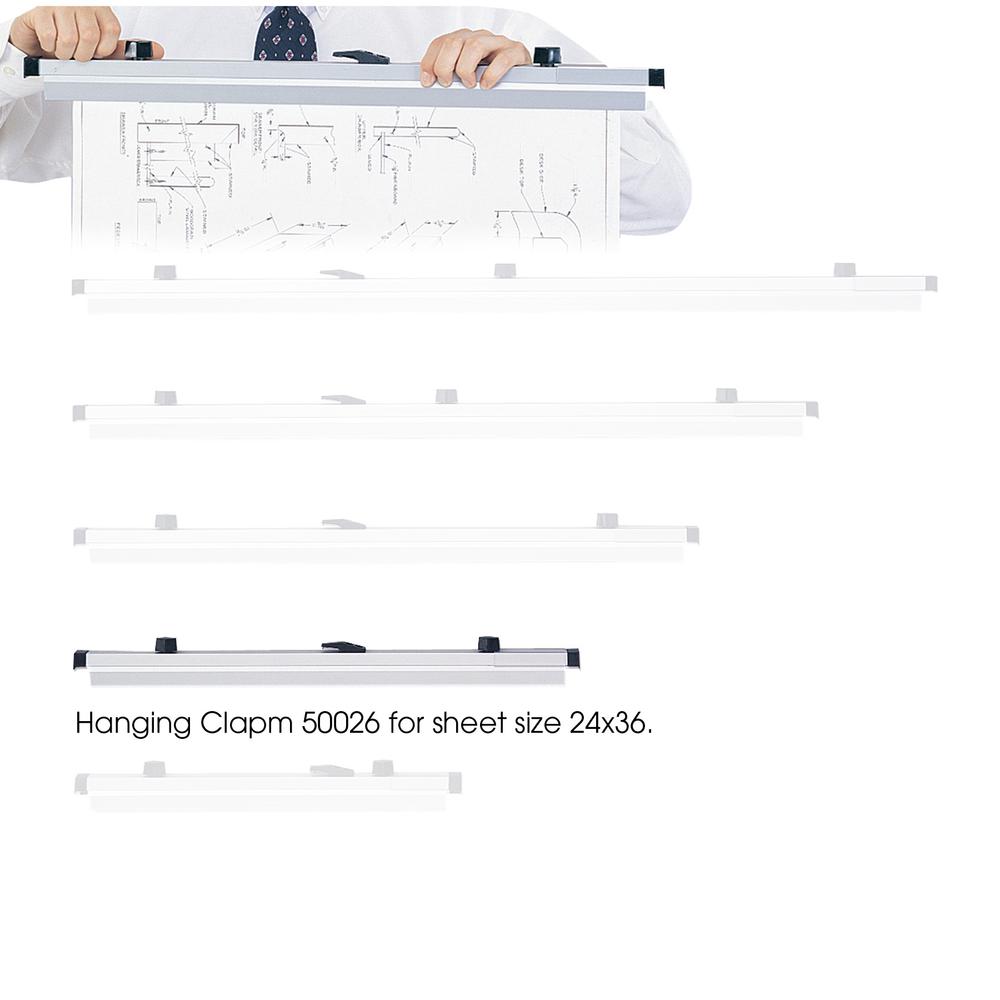 24" Hanging Clamps for 24" x 36" Sheets. Picture 2