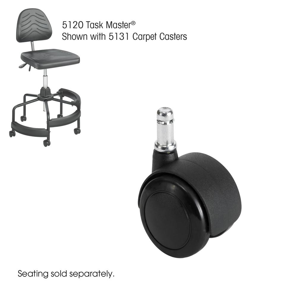 Task Master® Carpet Casters, 2" (Set of 5). Picture 2