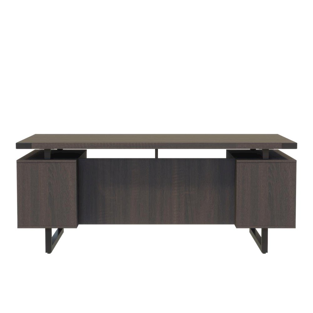 Mirella™ Free Standing Desk, BBB/BF Southern Tobacco. Picture 2