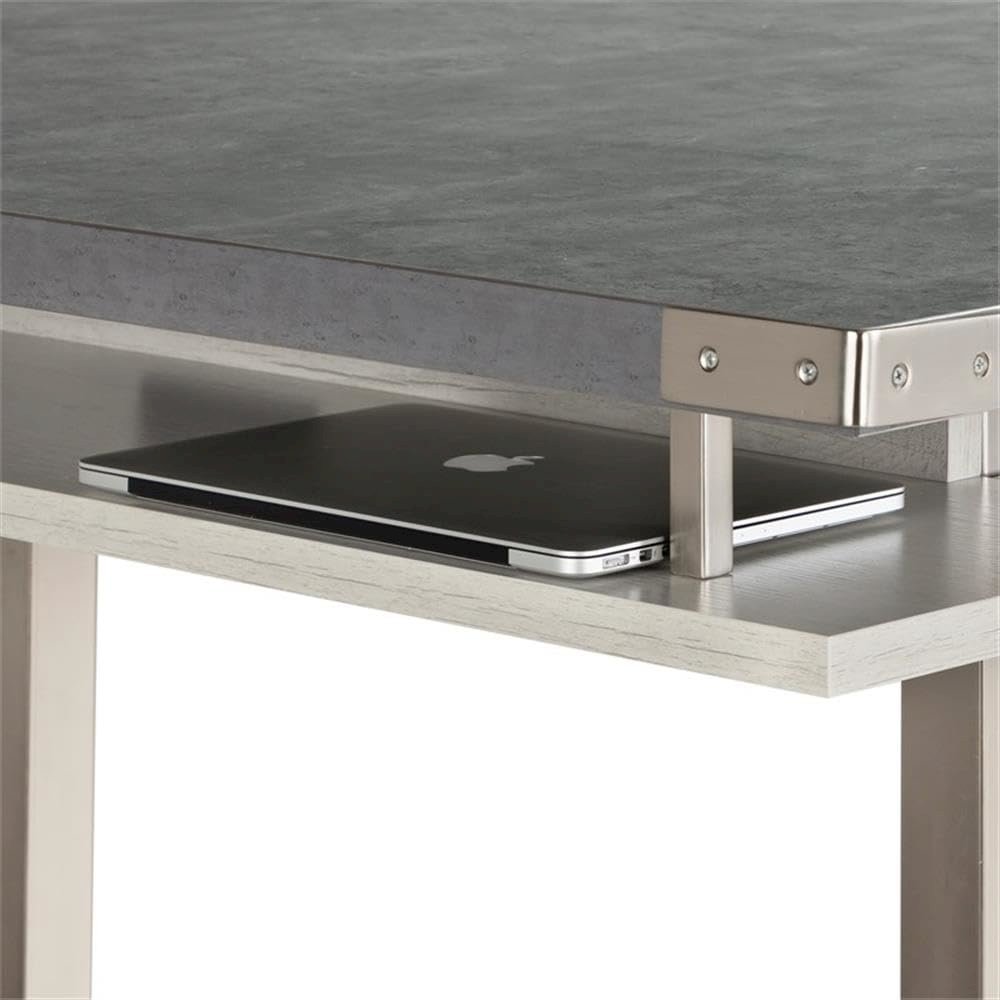 Mirella™ Conference Table, Standing-Height, 12’ Stone Gray. Picture 3