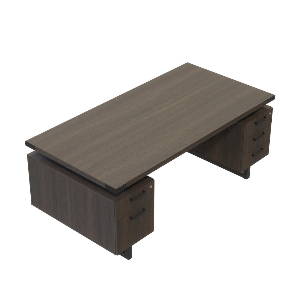 Mirella™ Free Standing Desk, BBB/BF Southern Tobacco. Picture 4